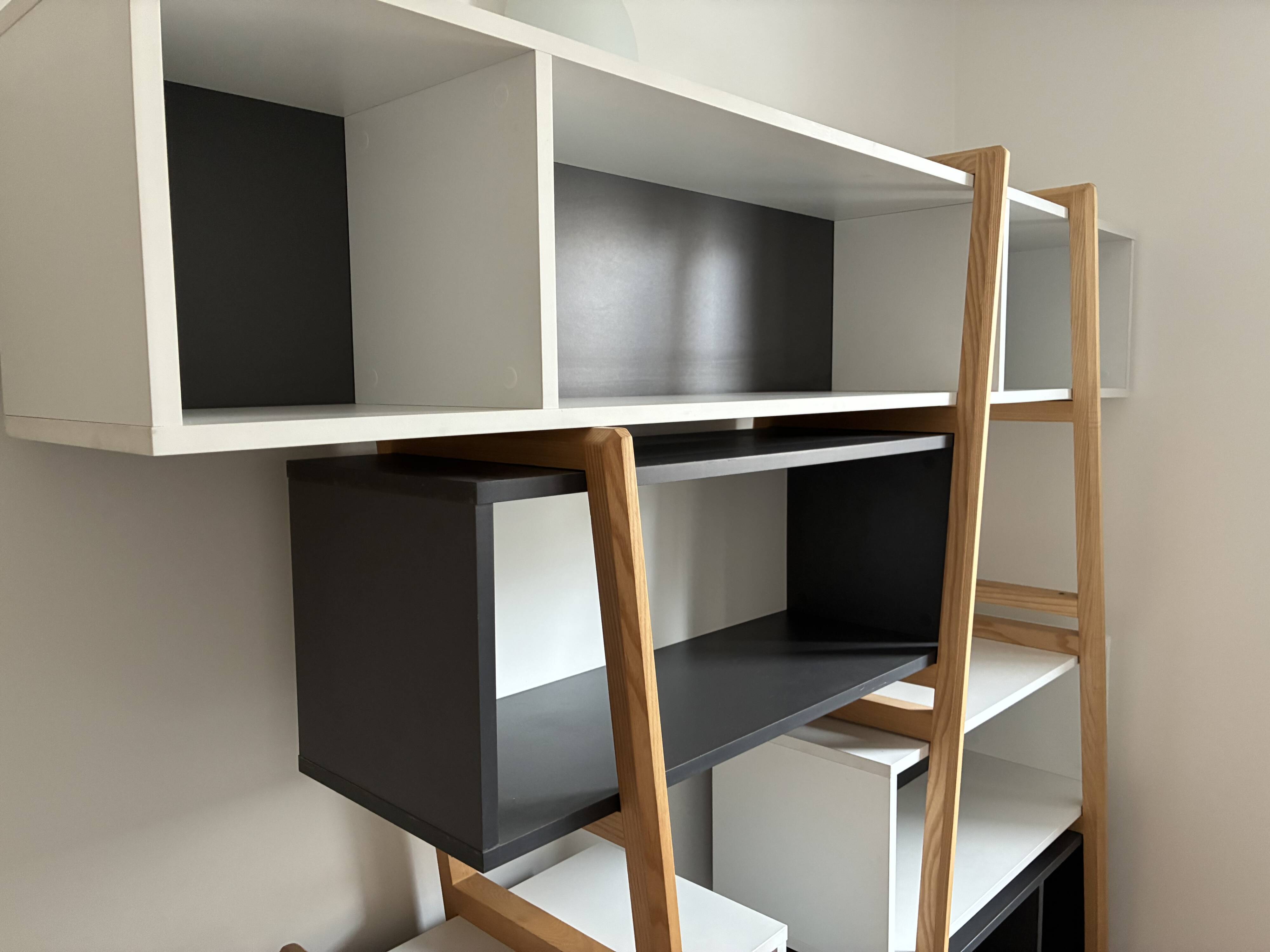 Modular Library Wood Tang Design x Miliboo – Designers Thomas Mandor