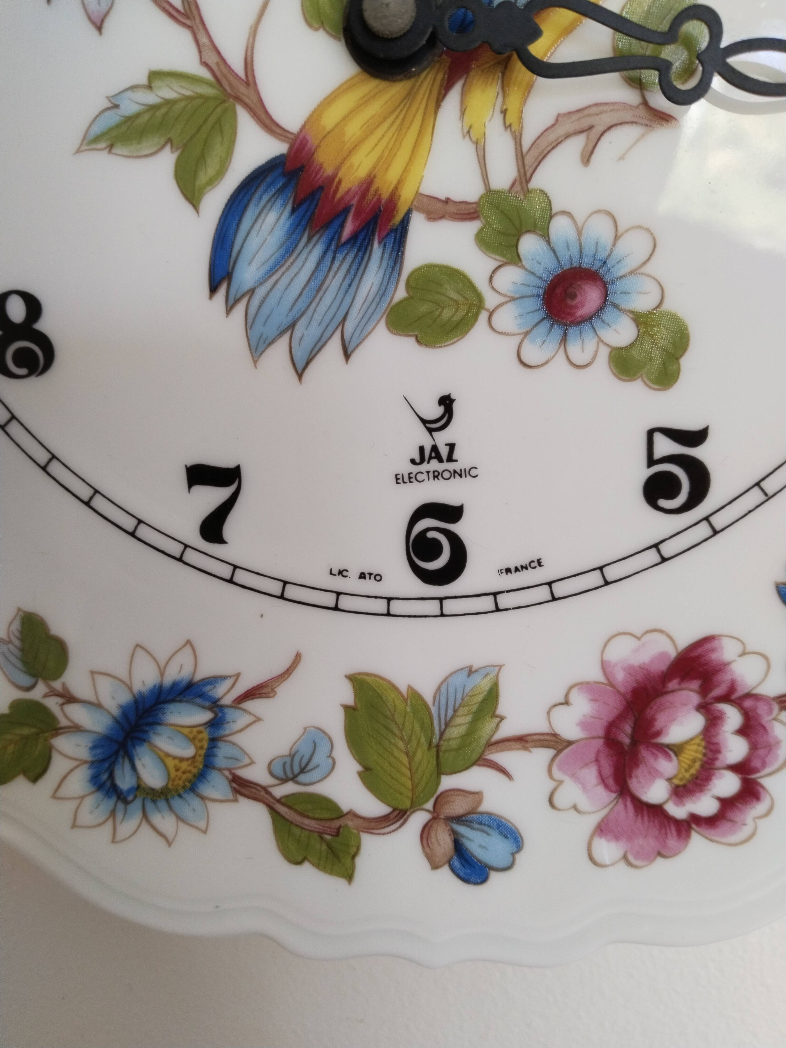 Limoges porcelain clock