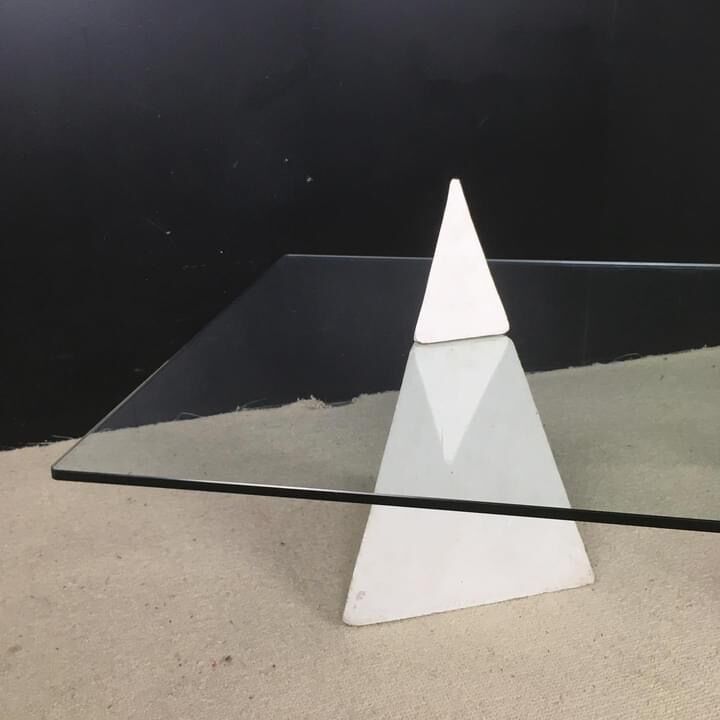 Coffee table geometric shape