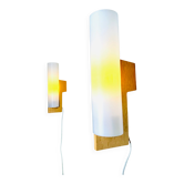 Cylindrical Wall Lamps By Uno & Östen Kristiansson For Luxus, Sweden 1960S