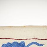 Vintage Turkish rug hand-knotted 44x95 cm