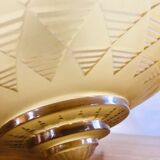 Art Deco chandelier with 3 small cups