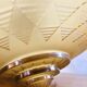 Art Deco chandelier with 3 small cups