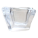 Crystal ashtray 1970s Width 12 cm