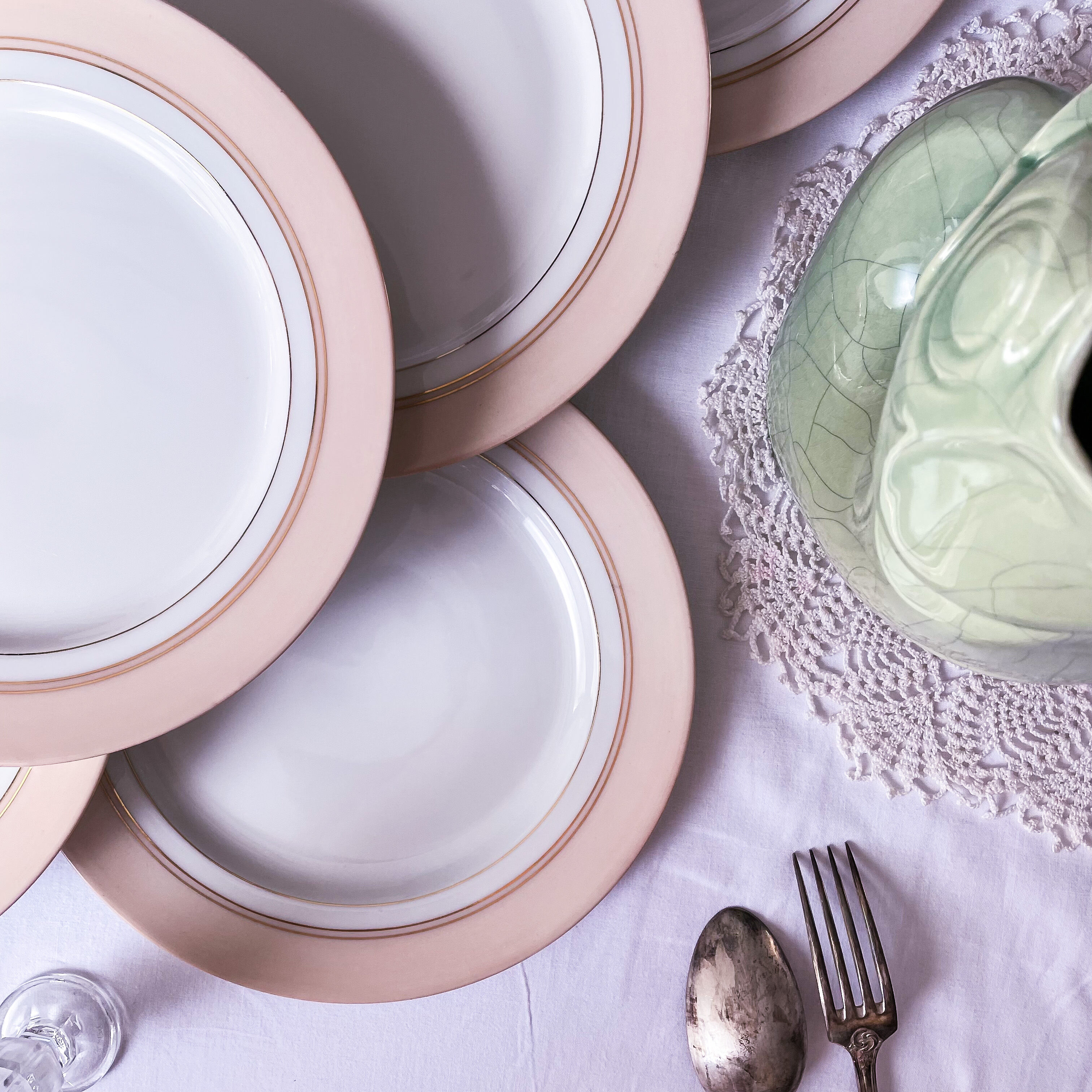 Limoges porcelain service