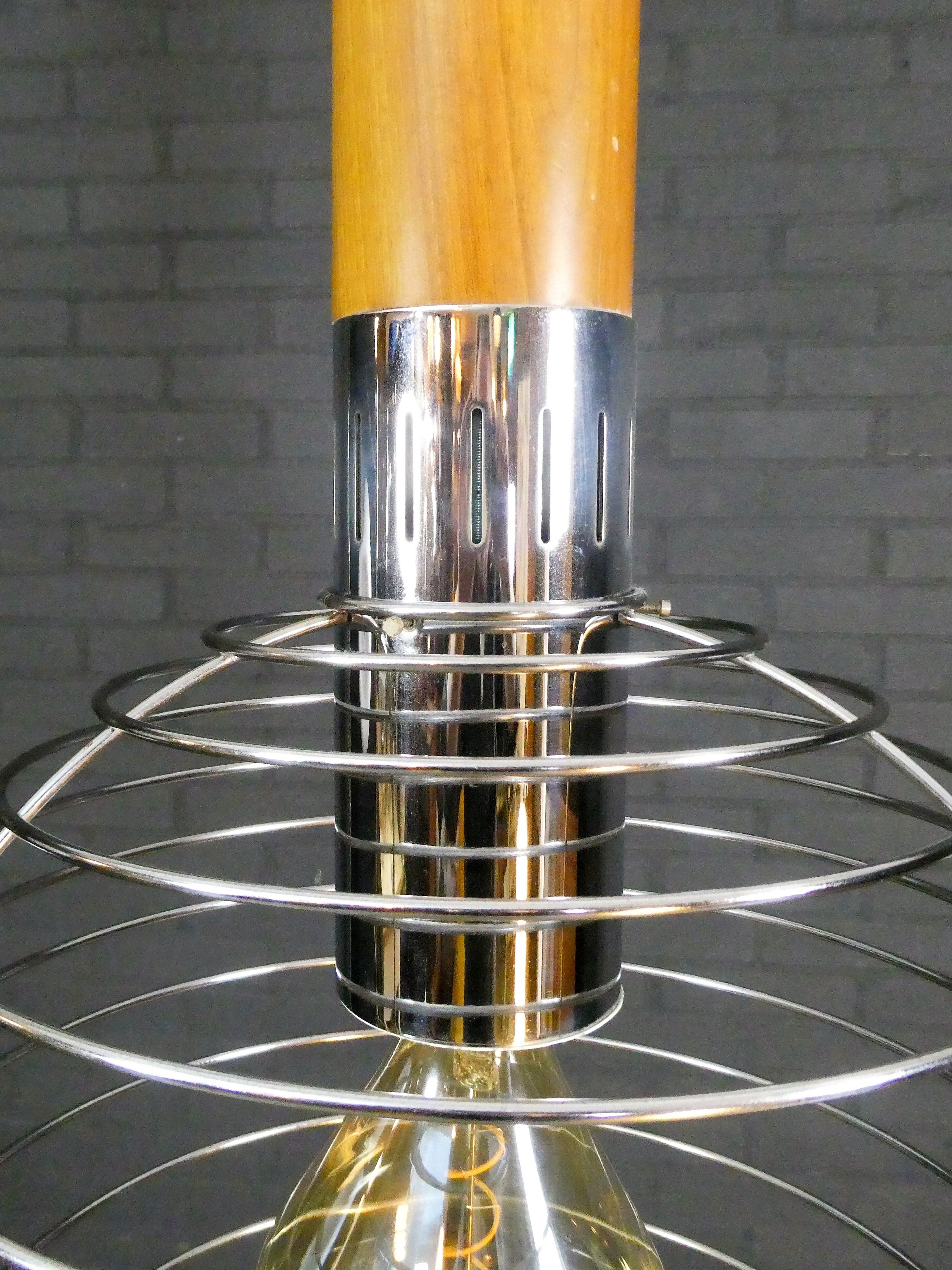 Unique Italian 'urban' hanging lamp by Esperia Luci