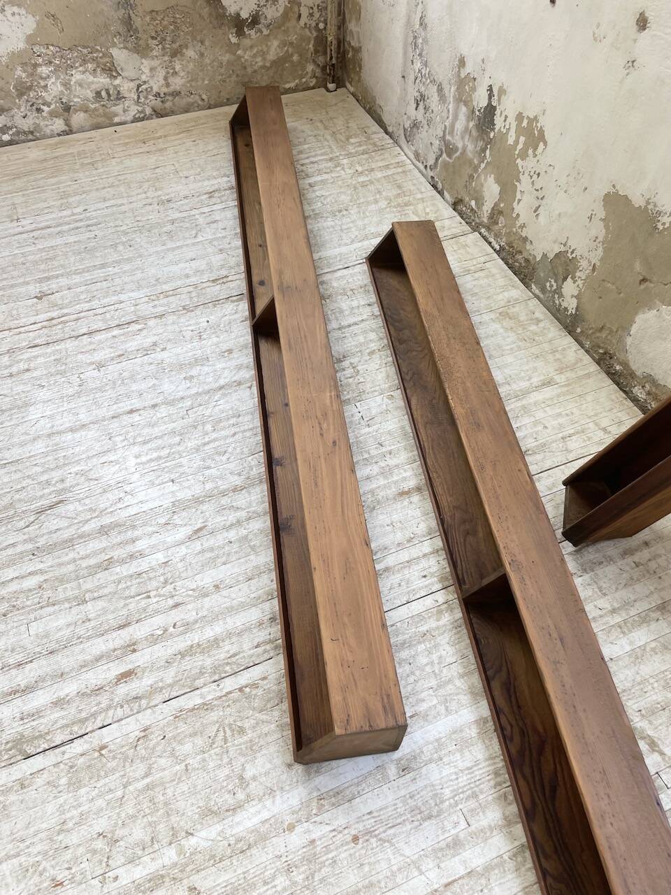 XL wooden wall storage