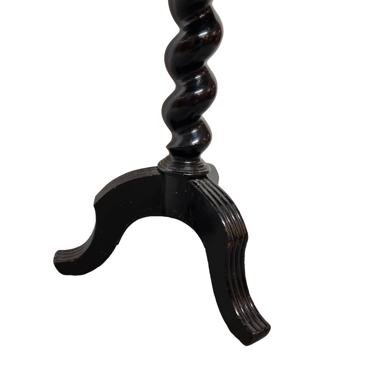 Table française ancienne avec velours et franges, fin du XIXe siècle