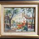 Oil on canvas: Place du mound
