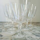 Set of 6 Arques crystal glasses