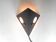 Mid-century dutch black metal night owl sconce from Raak, 1960s