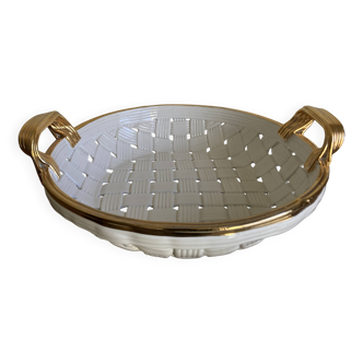 Centerpiece in woven ceramic 1960 Italian work