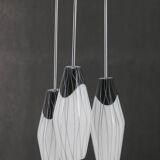 1970s Glass Pendant , Czechoslovakia