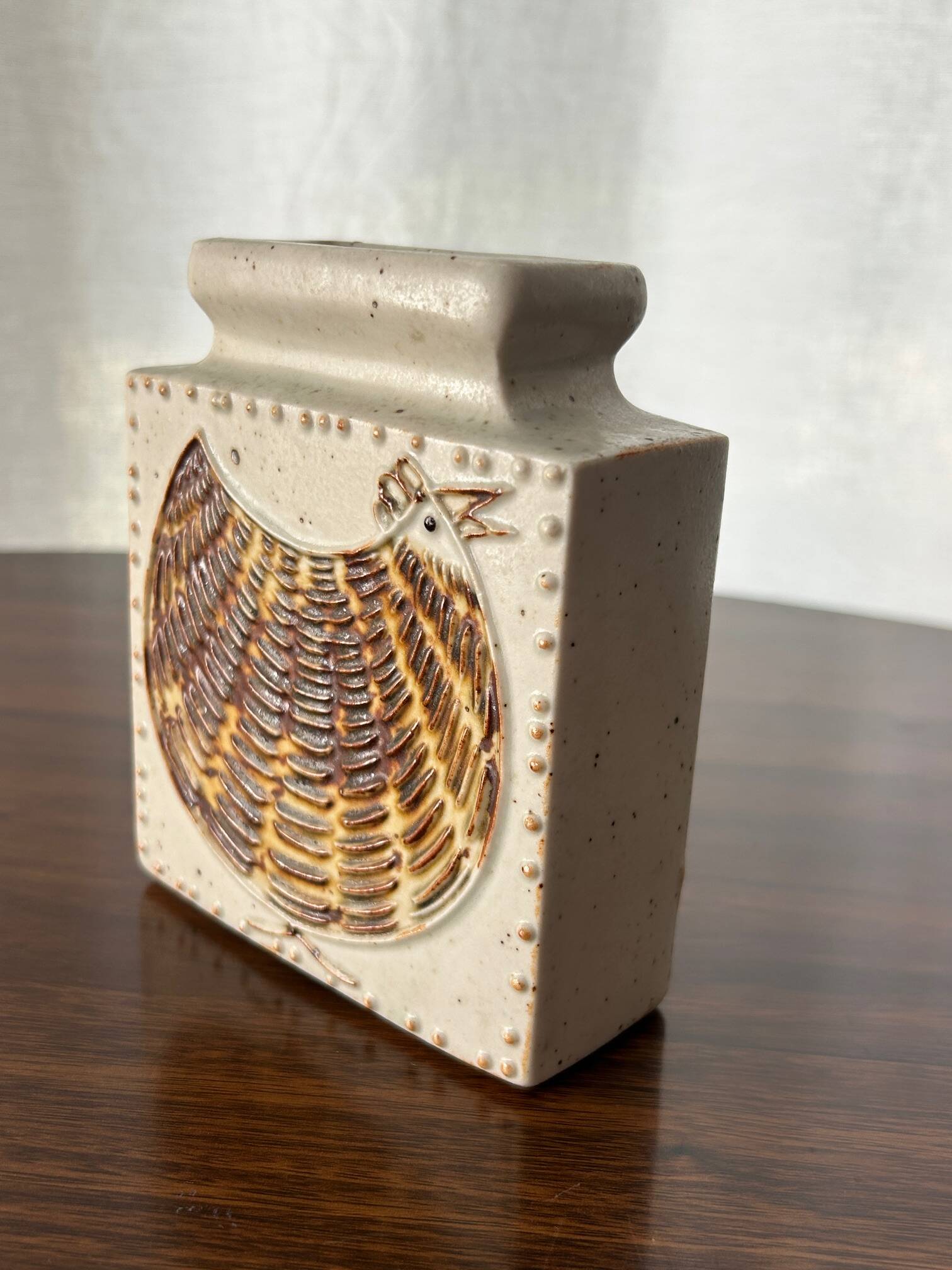 Scandinavian stoneware vase, 1960