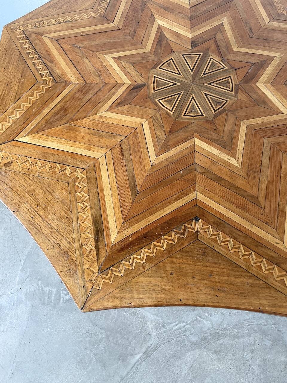 19th century inlaid side table