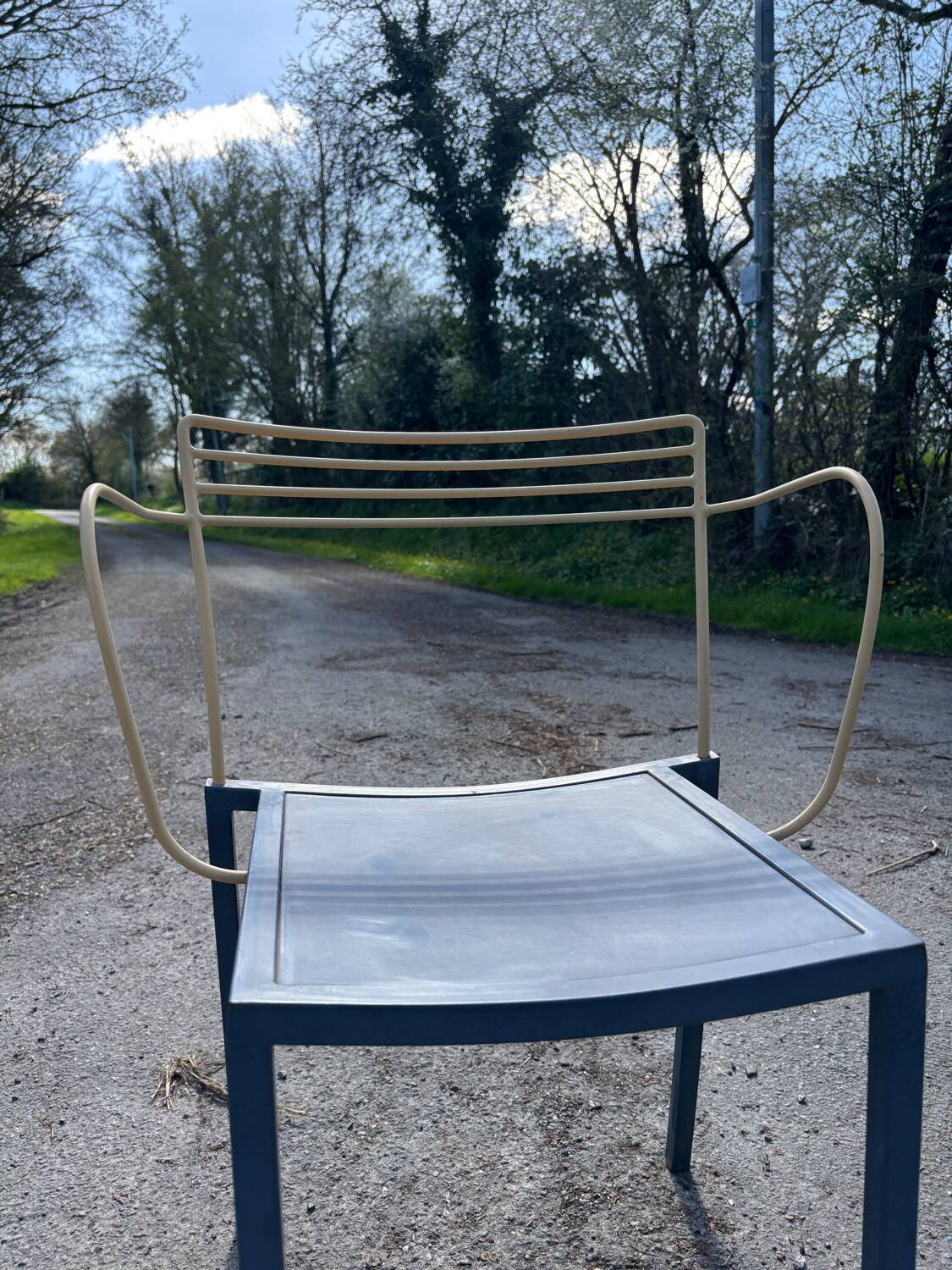 armchair, "Piccolo" chair by Pascal Mourgue for Fermob