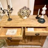 Parisian buffet in raw wood