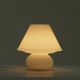 Lampe en verre en forme de champignon Modèle 6249 par Glasshütte Limburg