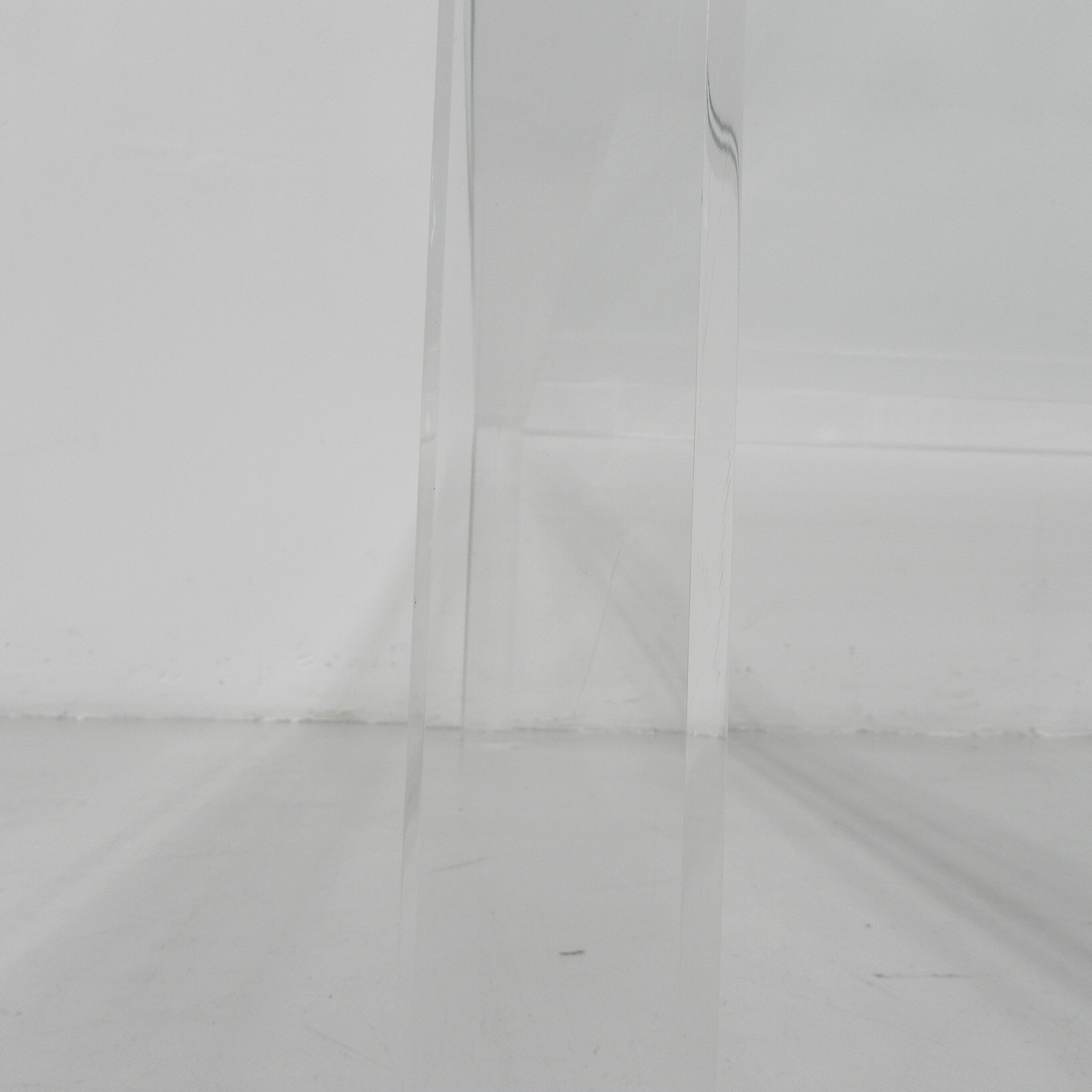 Vintage coffee table on perspex legs