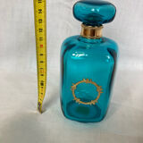 Blue glass toilet bottle Marcel Franck