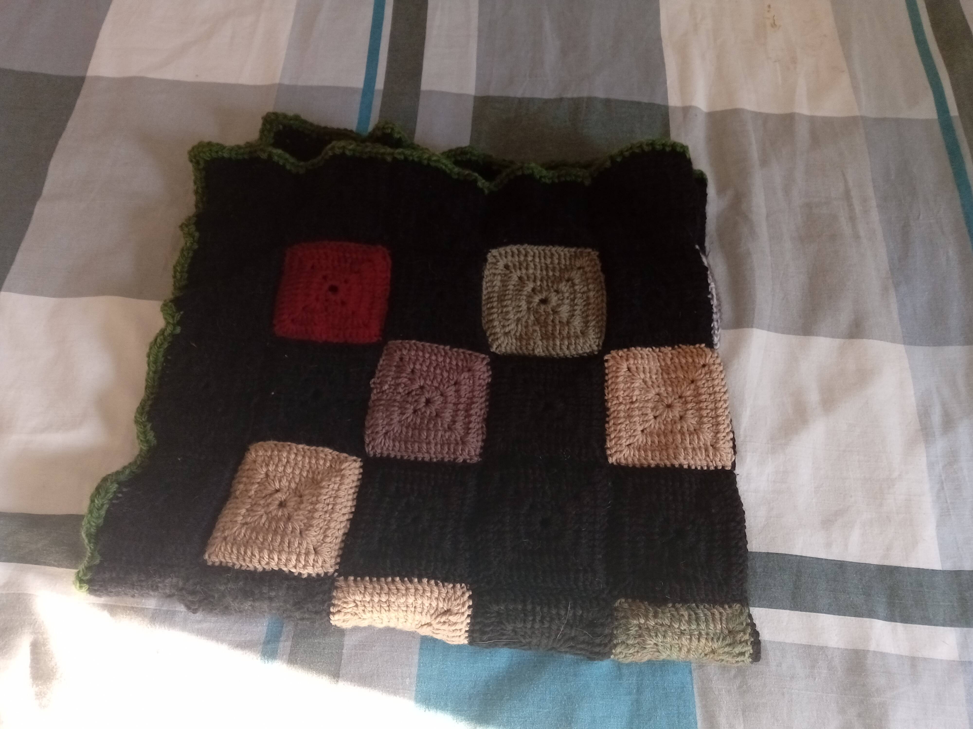 Vintage patchwork plaid