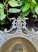 Large fruit bowl with mascaron signed WMF, Art Nouveau period.