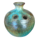 Vintage green/blue flower spike vase