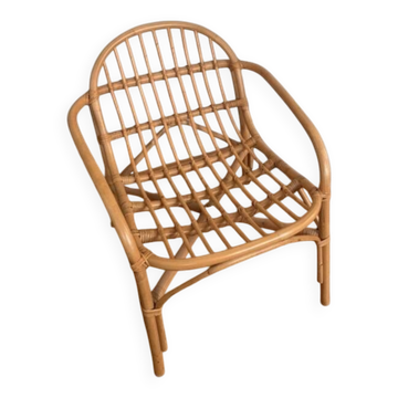 Rattan armchair