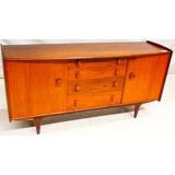 Vintage Teak Enfilade "Bow Front" – Greaves & Thomas – English Design