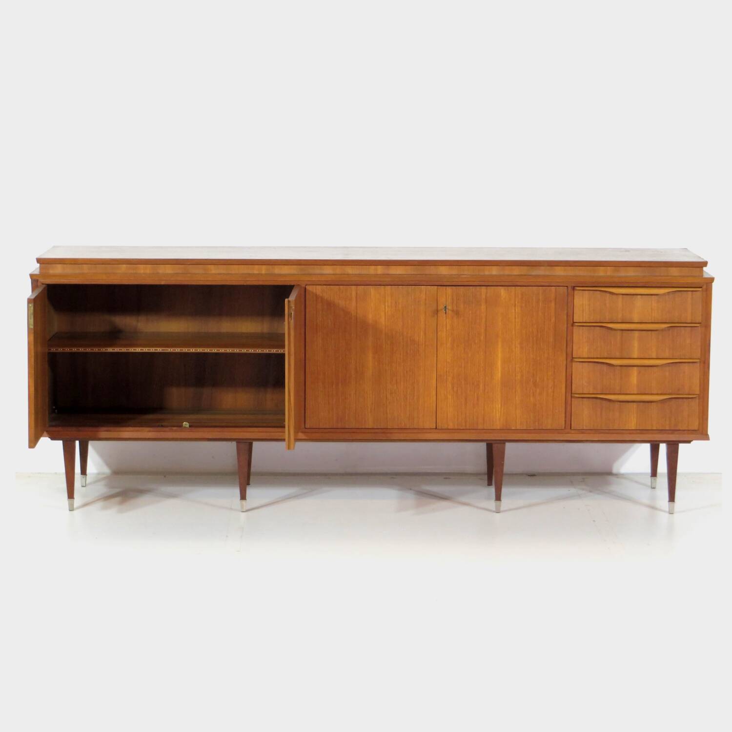 Vintage mid century modern sideboard in teak, 1960s