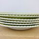 Set of 6 vintage hollow plates in earthenware