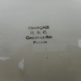 Plat à viande en faïence