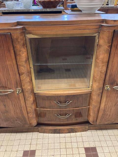 Art Deco 3-door, 2-drawer sideboard