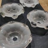 Set of 5 art deco tulips