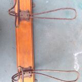 Patère bois et métal