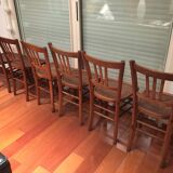 Set of 6 chairs Bistro vintage