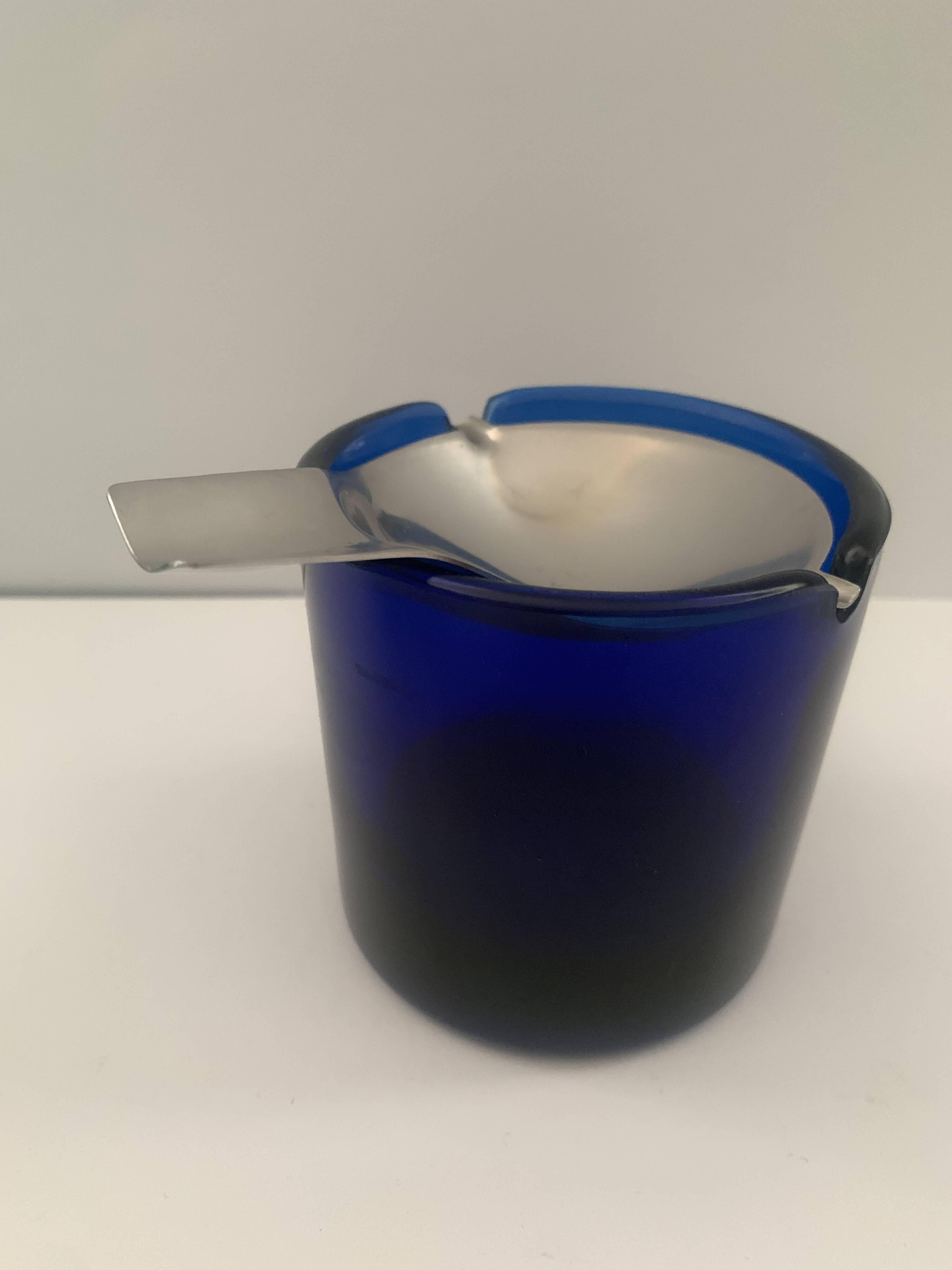 Wilhelm Wagenfeld Kippascher Kipp-Aschenbecher Ascher Ash Tray 504 WMF Glas