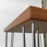 Vintage side table with hairpin legs from Denmark by Pin Age.