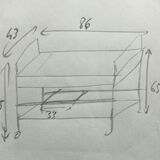 Serving bar design 60s french