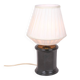 Ceramic lamp and lampshade