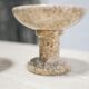 Pair of vintage jasper stone candle holders