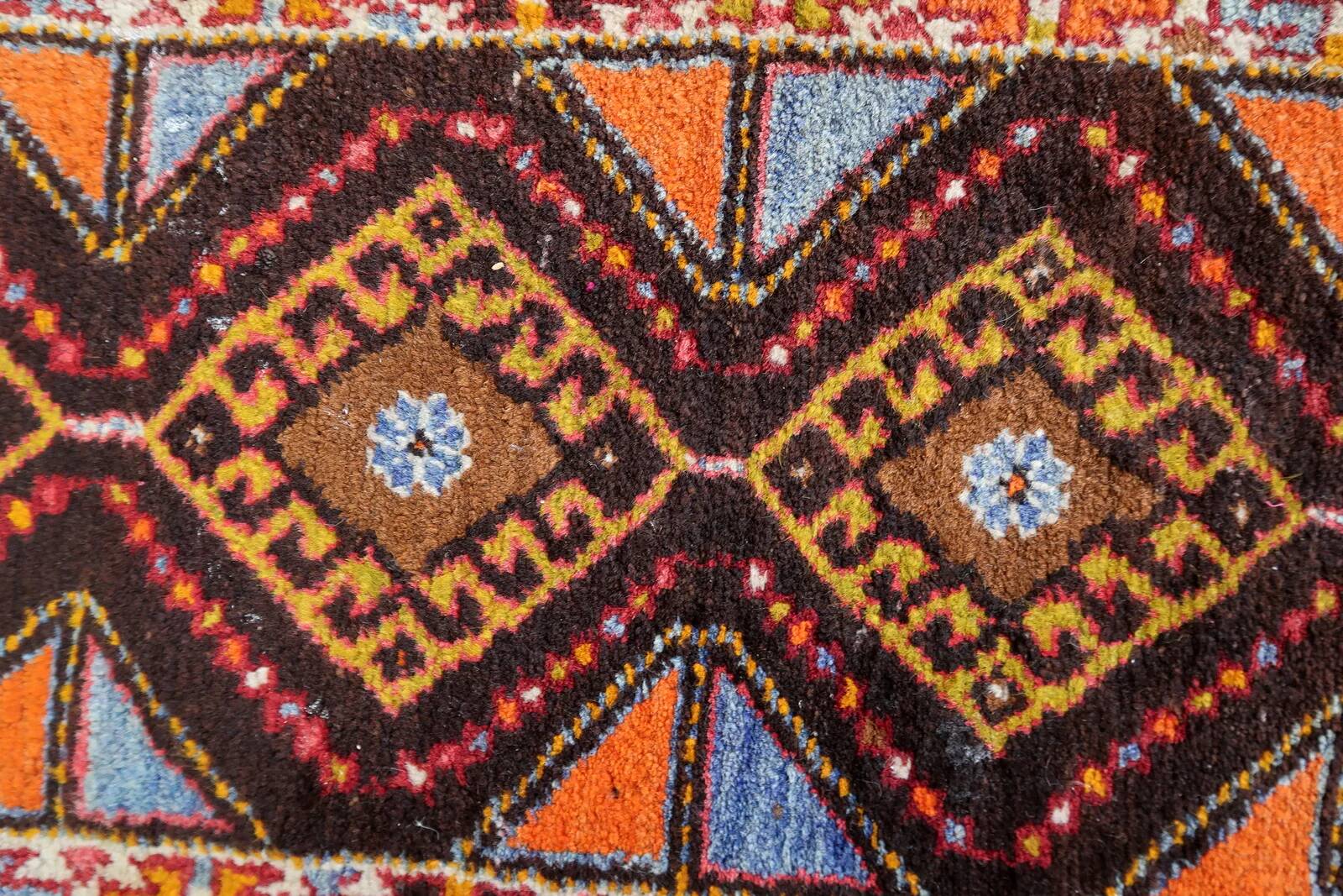Handmade vintage Turkish Yastik rug 54cm x 80cm, 1950s