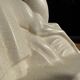 Large Art Deco sculpture attributed to Lejan – Lady and Gazelle – earthenware