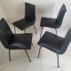 Suite de 4 chaises de Pierre Guariche Meurop 1960