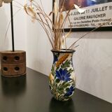 Elmshorn enamelled ceramic vase