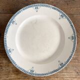 Longwy iron earth round dish, Marceau model