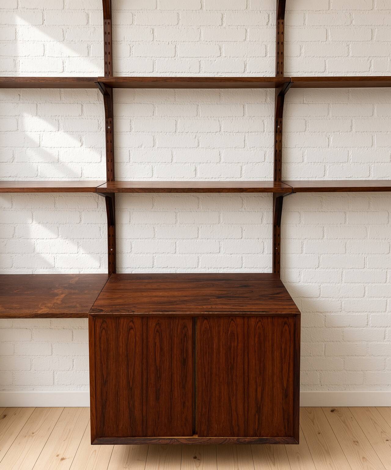 Rosewood Wall System by Poul Cadovius For Cado, 1960s.