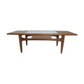 Table basse en teck vintage