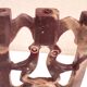 Stone candle holder