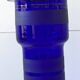 Unusual Large Vase/Candle Holder, Thick Cobalt Blue Glass, Decorative Carafe